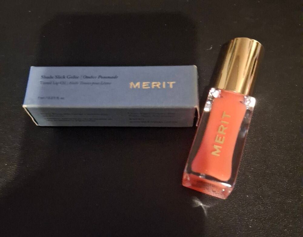 BNIB~MERIT Shade Stick Gelee Tinted Lip Oil in Jete